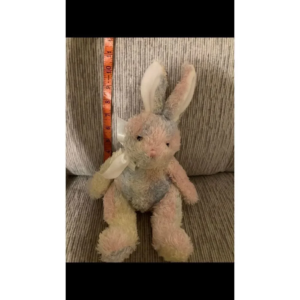 Plush Bunny Rabbit Ears Headband Stuffed Animal Neon Kids Children Toys Toy Cute